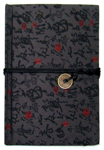Chinese Stationary Chinese Silk Journal - Chinese Calligraphy Symbols (Lined)