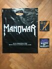 Manowar official bag AC/DC High Voltage Black Sabbath Master of Reality patch