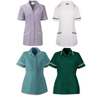 Women Healthcare Nurse Medical Vet Carer Hospital Maid Uniform Tunic Work Top