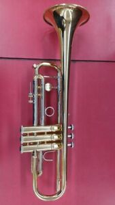 HOLTON T-101GL Trumpet with case, mouthpiece From Japan