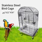 Stainless Steel SUS201 Dome Top Style Bird Macaw Cage Parrot Cage 28