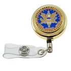 US Marshal Service USMS Seal Retractable Security ID Card Holder Badge Reel