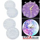 Silicone Mold Jewelry Large Clock Resin Mould Making Tool DIY Epoxy Mold Set
