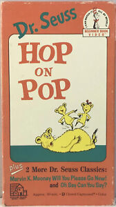 Dr. Seuss Hop On Pop VHS Video Tape Kids Movie Beginner Book BUY 2 GET 1 FREE!