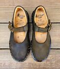 Vintage Dr Martens MADE IN ENGLAND Mary Jane Buckle Shoes Brown Size 8US W