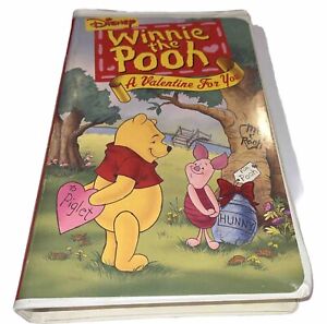 VHS Winnie the Pooh - A Valentine for You (VHS, 2000). Clamshell Case Disney