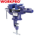 WORKPRO Bench Vise Universal Table Vise 360° Swivel Vice Bench Clamp 2.5