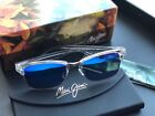 Maui Jim Kawika Polarized Sunglasses B257-05CR Crystal/Blue Hawaii Glass