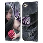 ANNE STOKES DARK HEARTS LEATHER BOOK WALLET CASE COVER FOR APPLE iPOD TOUCH MP3