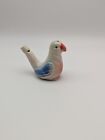 Vintage Ceramic Porcelain Mini Water Bird Whistle Song Bird 2”