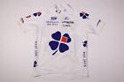Men's NALINI White Francaise Des Jeux Lapierre 1/4 Zip Cycling Jersey Size 7