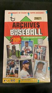 2021 Topps Archive Baseball Hobby Box Sealed NIP