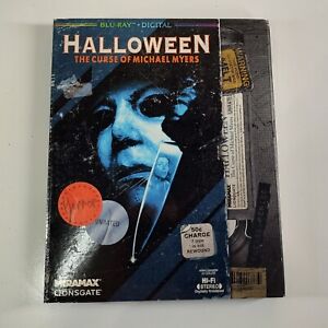 Halloween 6 Curse of Michael Myers Producers Cut Blu-ray VHS Slipcover Rare OOP