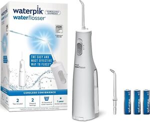 Waterpik Cordless Water Flosser, Battery Operated & Portable For Travel Home