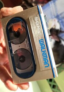 Sony Walkman Cassette Excellent Cosmetic And Working Condition Plus Extras 1983