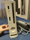 Xbox 360 Old/Fat Video Game System Console with power and video cables White