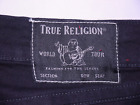 Mens EUC Black TRUE RELIGION Ricky Relaxed Straight Denim Jean Shorts size 32