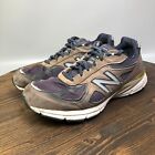 New Balance 990 V4 Mens Size 11 4E Brown Suede Athletic Running Shoes Sneakers