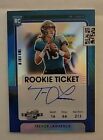 2021 Contenders Optic Trevor Lawrence Blue Prizm Rookie Ticket Auto RC 08/30 SSP