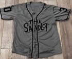 Rare The Sandlot Movie Baseball Jersey Sz L Benny Rodriguez Stitched Grey smalls