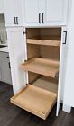 Cabinet Roll Out Tray Wood Pull Out Drawer, Kitchen Organizer Box, Pullout Tray