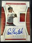 Carlton Fisk 2023 Panini National Treasures On-Card Patch Auto 2/10 | Red Sox