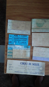10 Vintage LA tickets Elton John, P Simon, E. Clapton, moody blues& UCLA sports