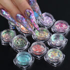 Nail Flakes Opal Nails Powder Holographic Glitter Iridescent Sequins Crystal*
