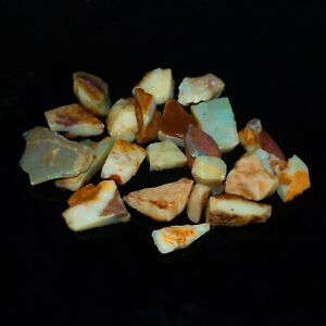 Natural Coober Pedy Multi Fire Opal Rough Practice/Gamble parcel 150 CTS #409