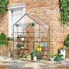 Mini Walk-in Greenhouse Kit, Portable Green House with 3 Tier Shelves, Backyard