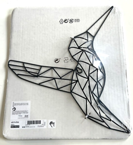 Ikea  VATTLOSA Metal Wall Decoration Bird Hummingbird, Black - NEW
