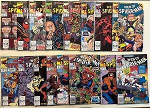 Web of Spiderman Mixed Lot - (1989) 16 Issues inc. #70 1st App Spider-Hulk VG/FN