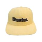 Vintage Emerica Hat Cap Adult Adjustable Yellow Snapback Spellout Skateboard