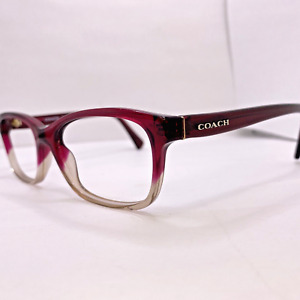 Coach Eyeglasses Authentic Frames HC 6089 5484 51 [] 16 135 MM Red Sand Gradient