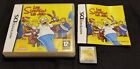 THE SIMPSONS the game for Nintendo DS complete notice box French version