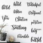 12 Pieces Vinyl Wall Quotes Stickers Inspirational Wall Decals Inspirational Say