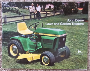 John Deere Lawn and Tractors Sales Brochure - 1975 - Series 100 200 300 400    H