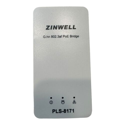 Vivint / Zinwell G.hn 802.3af PoE Bridge Ethernet Adapter 120V .37A PLS-8171
