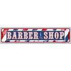 Barber Shop Horizontal Novelty Small Metal Street Sign