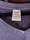 Women's  Plus Faded Glory Shimmery Purple Shirt Plus Size 3x