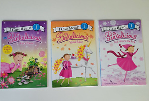 I Can Read Books Beginning Reading Level 1 Lot of 3 Pinkalicious Books Paperback