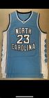 NWOT North Carolina Tar Heels NCAA Michael Jordan Basketball Jersey Large #23.
