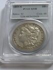 1893-S Morgan Dollar; PCGS XF 40, the edges have not been filed. Verifiable.