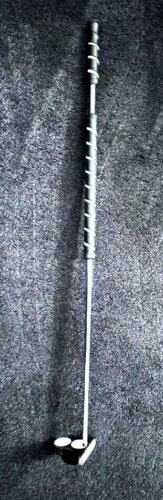 NEW 2-BALL, LONG PUTTER, RH, STEEL SHAFT, WRAP GRIP, 48 OR 49 IN., Broomstick