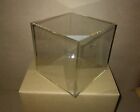 Clear Acrylic Display Cube Riser Stand Case for Collections Figurines Jewelry