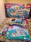Lego Friends 41015 Dolphin Cruiser 98% Complete with Box and Manuals