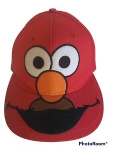 Elmo Sesame Street Hat Red snap back TV Show Adjustable adult cap Snapback