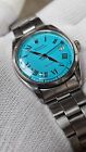 Vintage Rolex 6294 Turquoise Blue Dial Men's Hand-Winding Watch
