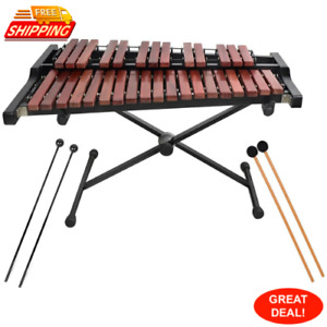 32 Note Xylophone Professional Wooden Glockenspiel Xylophone With Mallet