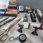 Lot of Vintage Office Supplies Staplers Staples Scissors Rulers Stapler Removers